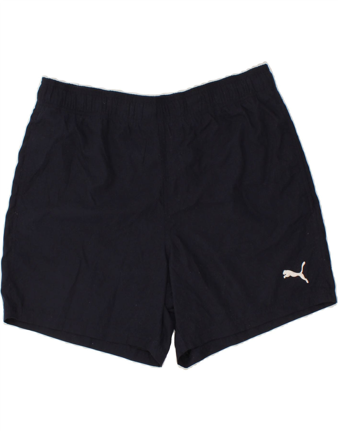 PUMA Mens Sport Shorts Large Navy Blue Vintage Puma and Second-Hand Puma from Messina Hembry 
