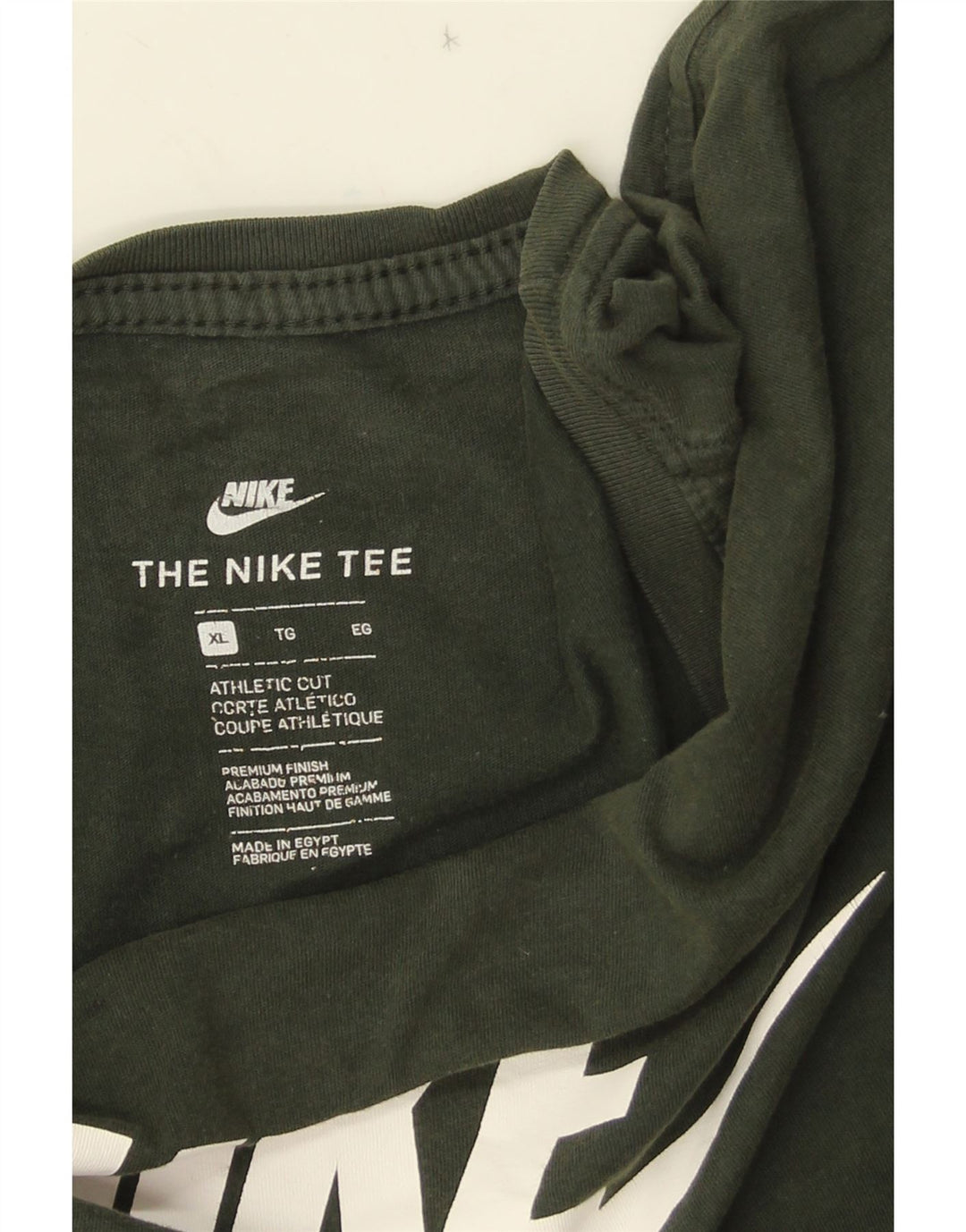 T-shirt grafica NIKE da uomo con taglio atletico XL verde