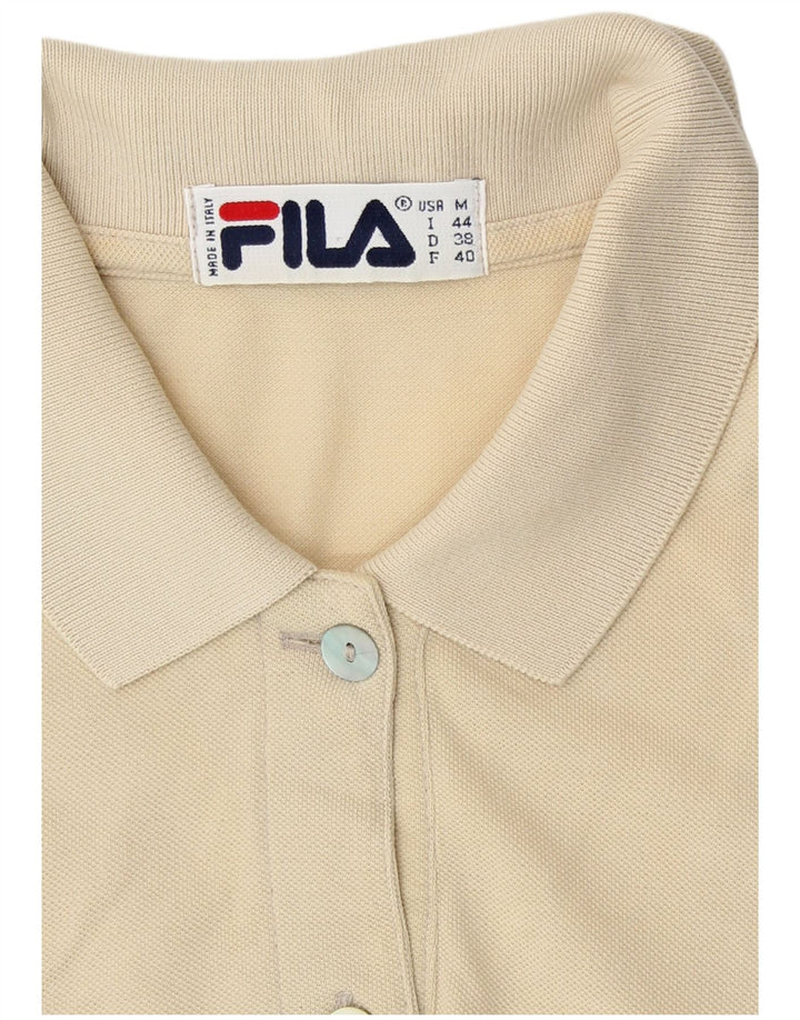 Abito polo smanicato da donna Fila IT 44 cotone beige medio