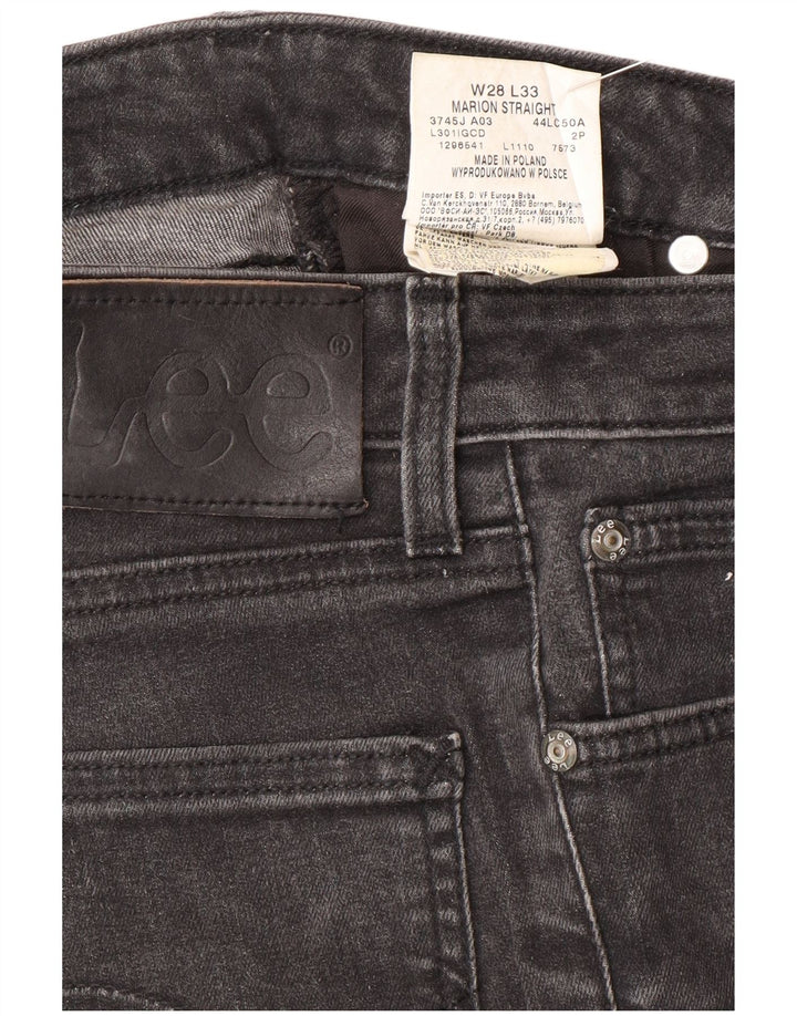 Jeans dritti Marion da donna Lee W28 L33 cotone grigio