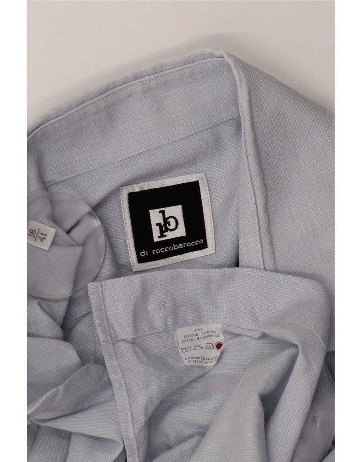 Camicia da uomo Roccobarocco taglia 41 16 grande cotone blu