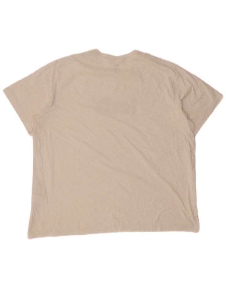 T-shirt grafica rilassata da uomo Levi's Top XL in cotone bianco
