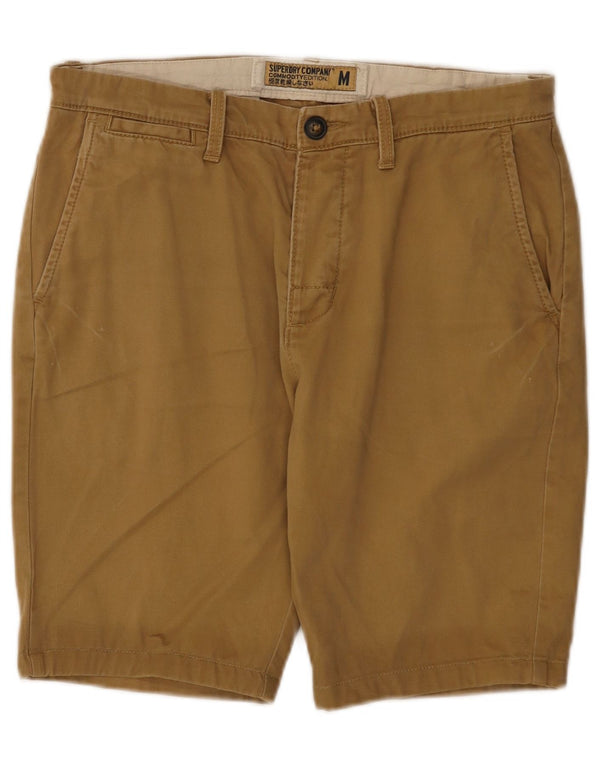 Pantaloncini chino da uomo Superdry medi W32 in cotone beige