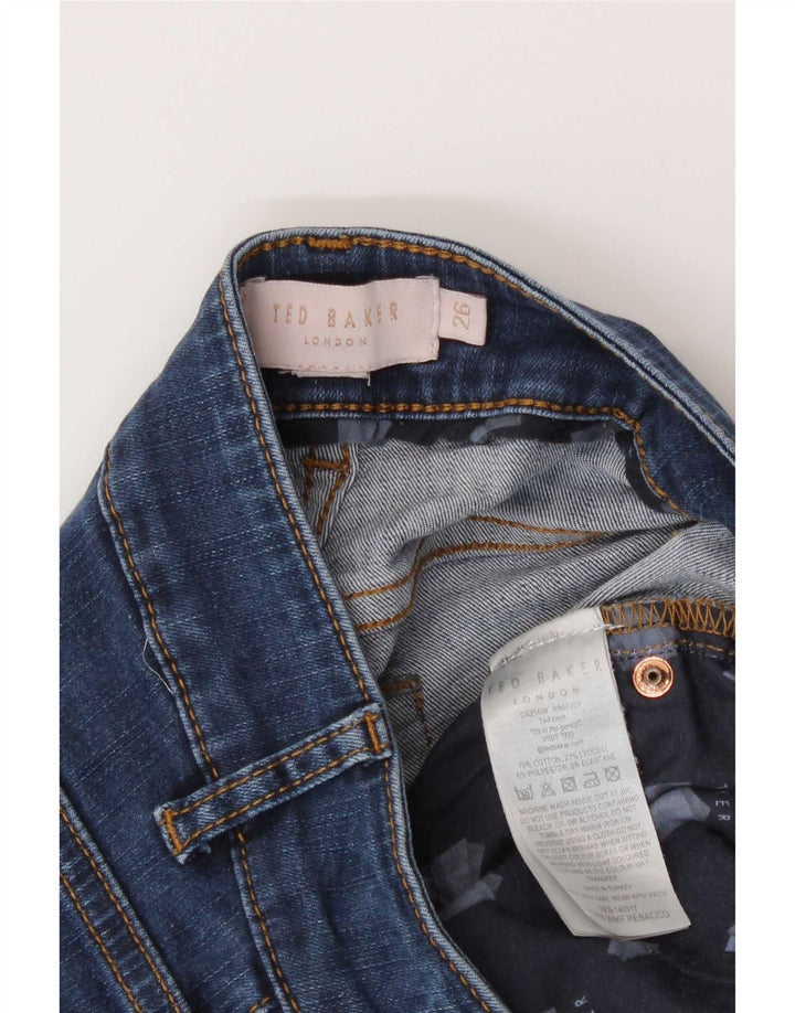 Jeans skinny da donna Ted Baker W26 L28 cotone blu