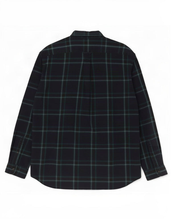 Timberland Camicia da uomo in flanella vestibilità regolare 3XL Cotone a quadri blu navy