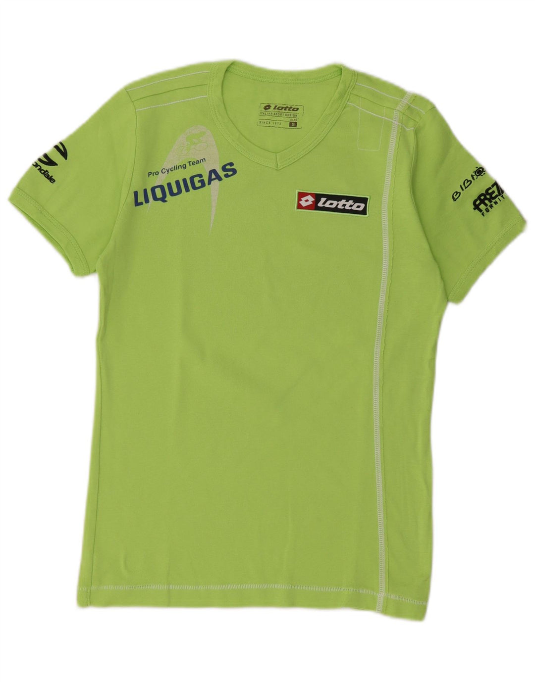 T-shirt grafica da donna Lotto Top UK 10 Small Verde