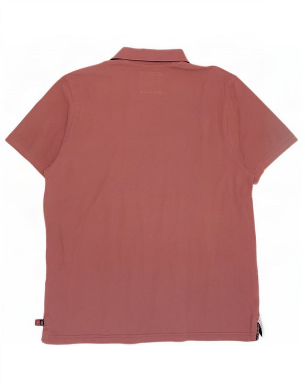 Crew Clothing Polo da uomo XL in cotone rosa