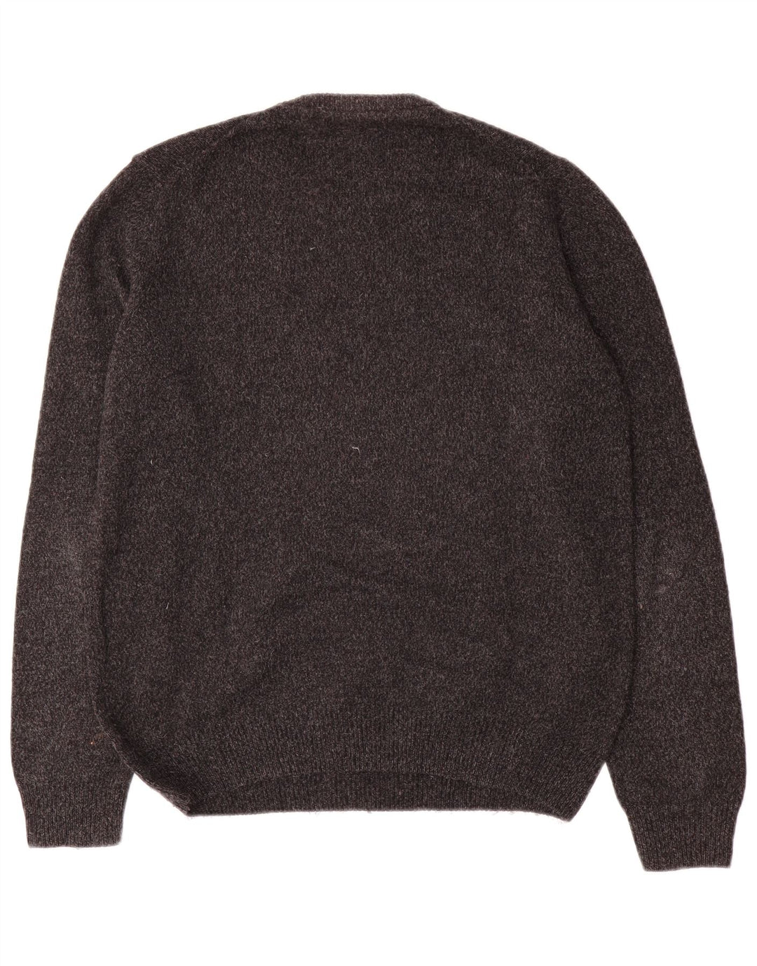 Maglione Trussardi Uomo Girocollo Maglione Grande Lana Maculata Grigia