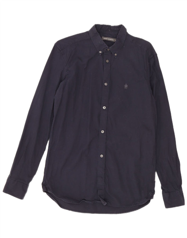 Camicia da uomo French Connection in cotone blu navy medio
