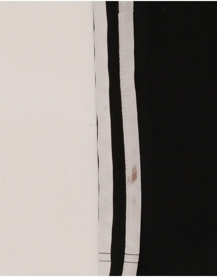 Pantaloni da tuta da donna Adidas UK 14 Medium Nero Colourblock Poliestere