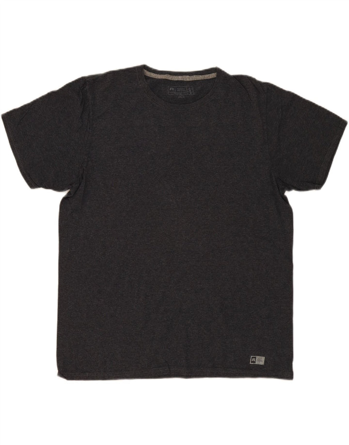 RUSSELL ATHLETIC Mens T-Shirt Top Large Grey Vintage Russell Athletic and Second-Hand Russell Athletic from Messina Hembry 
