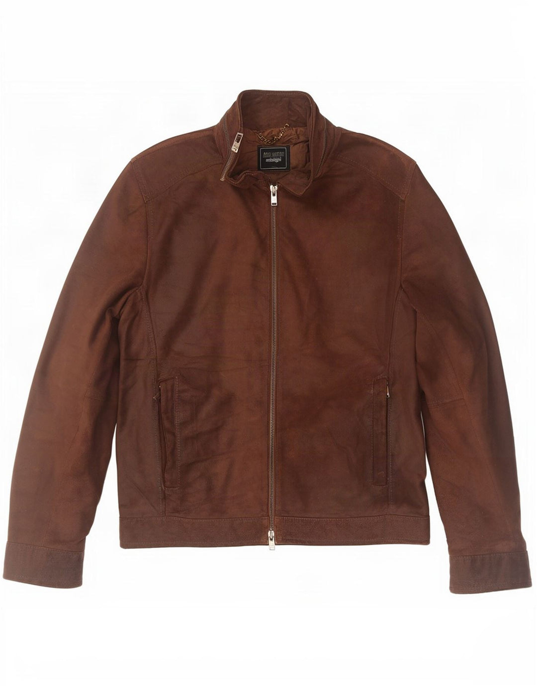 Giacca Uomo Liu Jo in Pelle Scamosciata IT 48 Pelle Marrone Medio