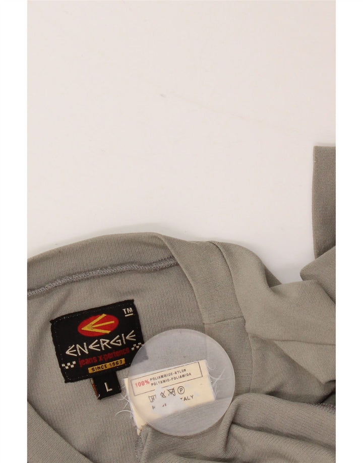 Top da donna a manica lunga Energie UK 14 Large Grigio Nylon