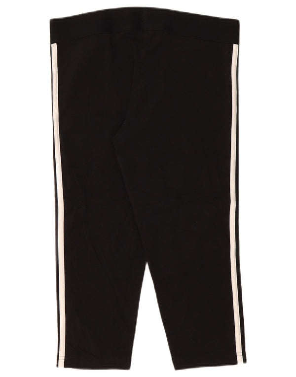 Leggings Adidas Capri da donna UK 16/18 grande cotone nero
