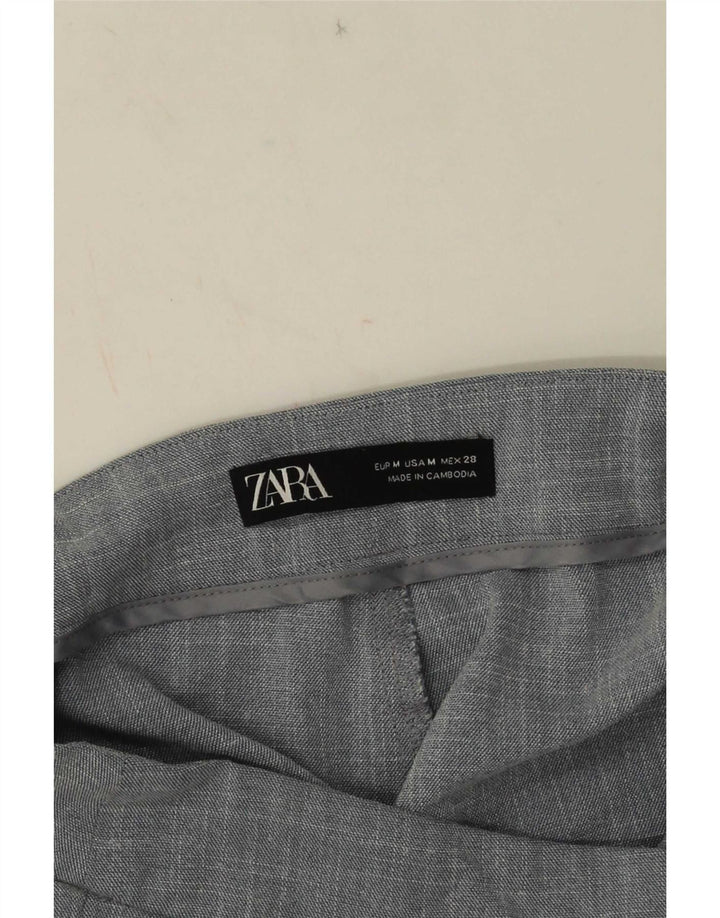 Pantaloni chino slim da donna Zara medi W28 L27 Grigi