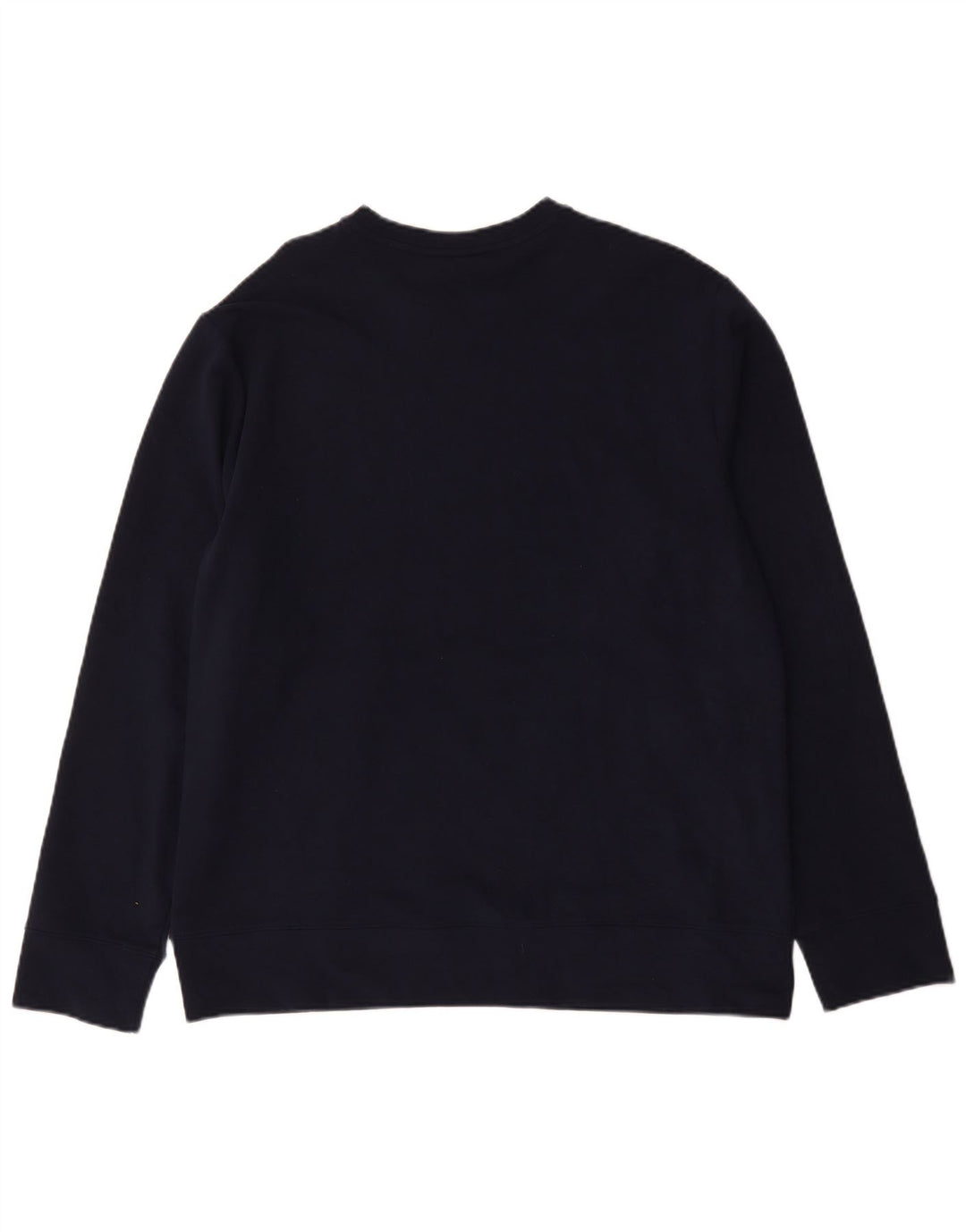 Felpa Reebok da uomo, maglione grande, in cotone blu navy