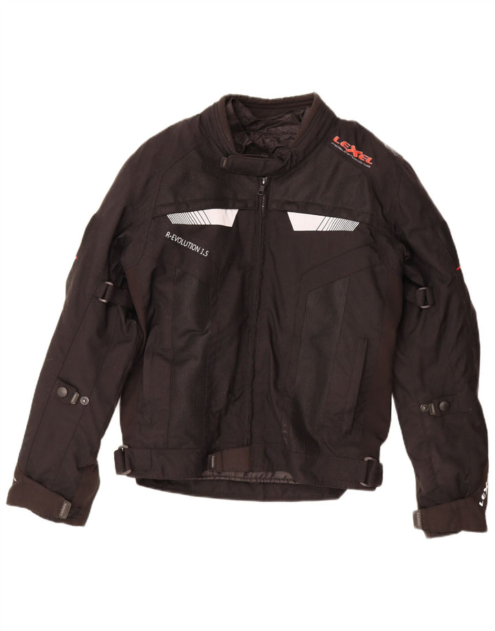 Giacca da corsa grafica da uomo LEXEL UK 40 grande nera