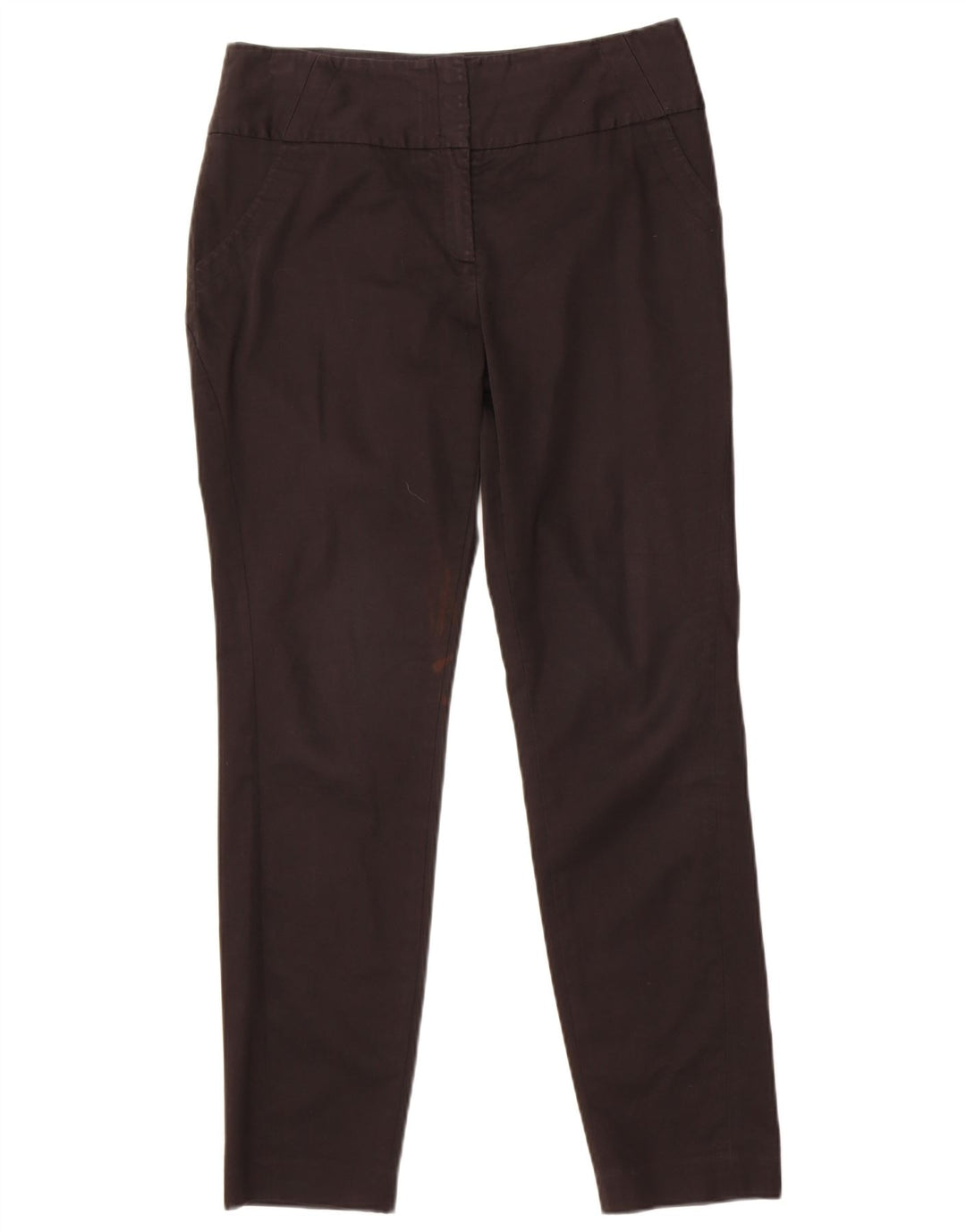 Pantaloni chino slim da donna Ted Baker taglia 3 media W30 L29 cotone nero