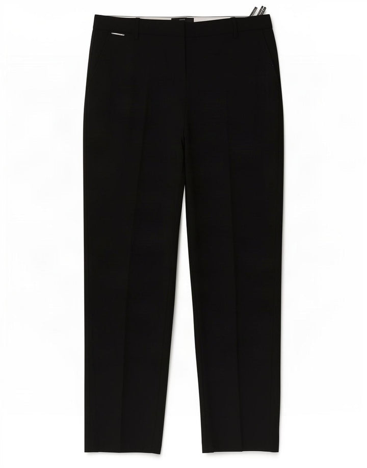 Pantaloni chino autografi da donna Marks & Spencer UK 12 medi W32 L31 neri