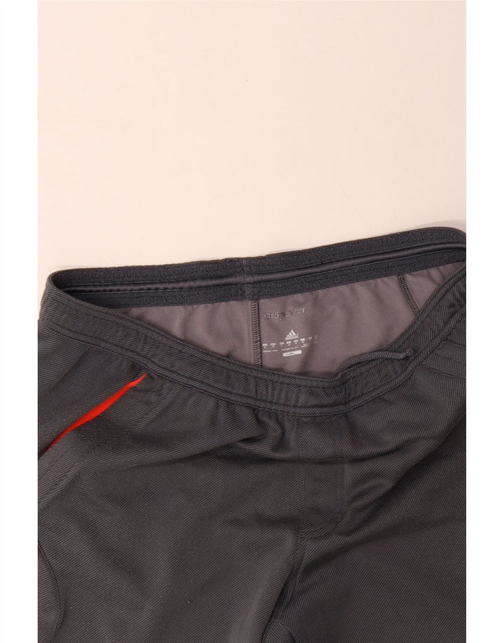 Pantaloncini sportivi ADIDAS Climalite da uomo in poliestere grigio medio