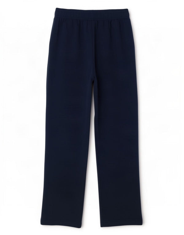 Pantaloni della tuta da bambino Asics 9-10 anni in poliestere blu navy