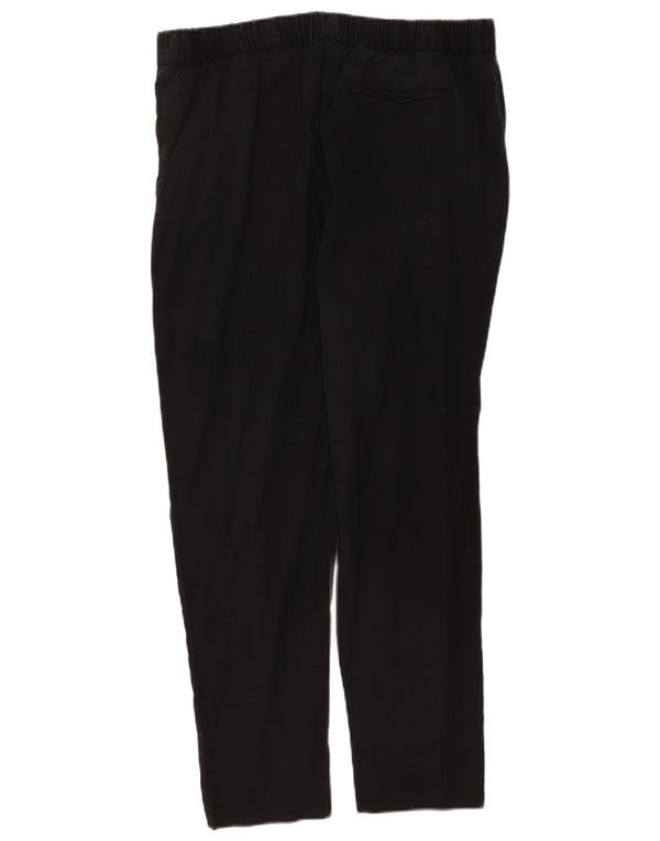 Pantaloni casual affusolati da donna Gap UK 10 Small W30 L27 Lyocell nero