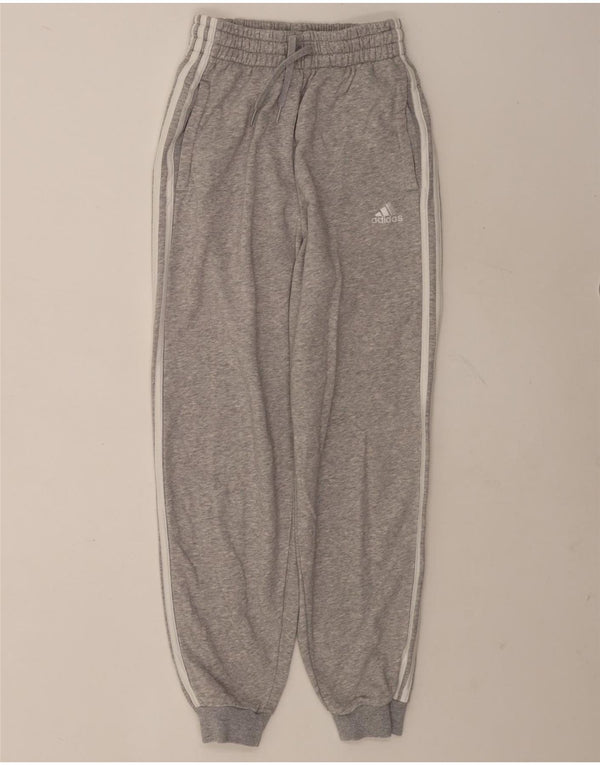 Pantaloni da tuta da donna Adidas Joggers UK 4/6 XS Cotone grigio