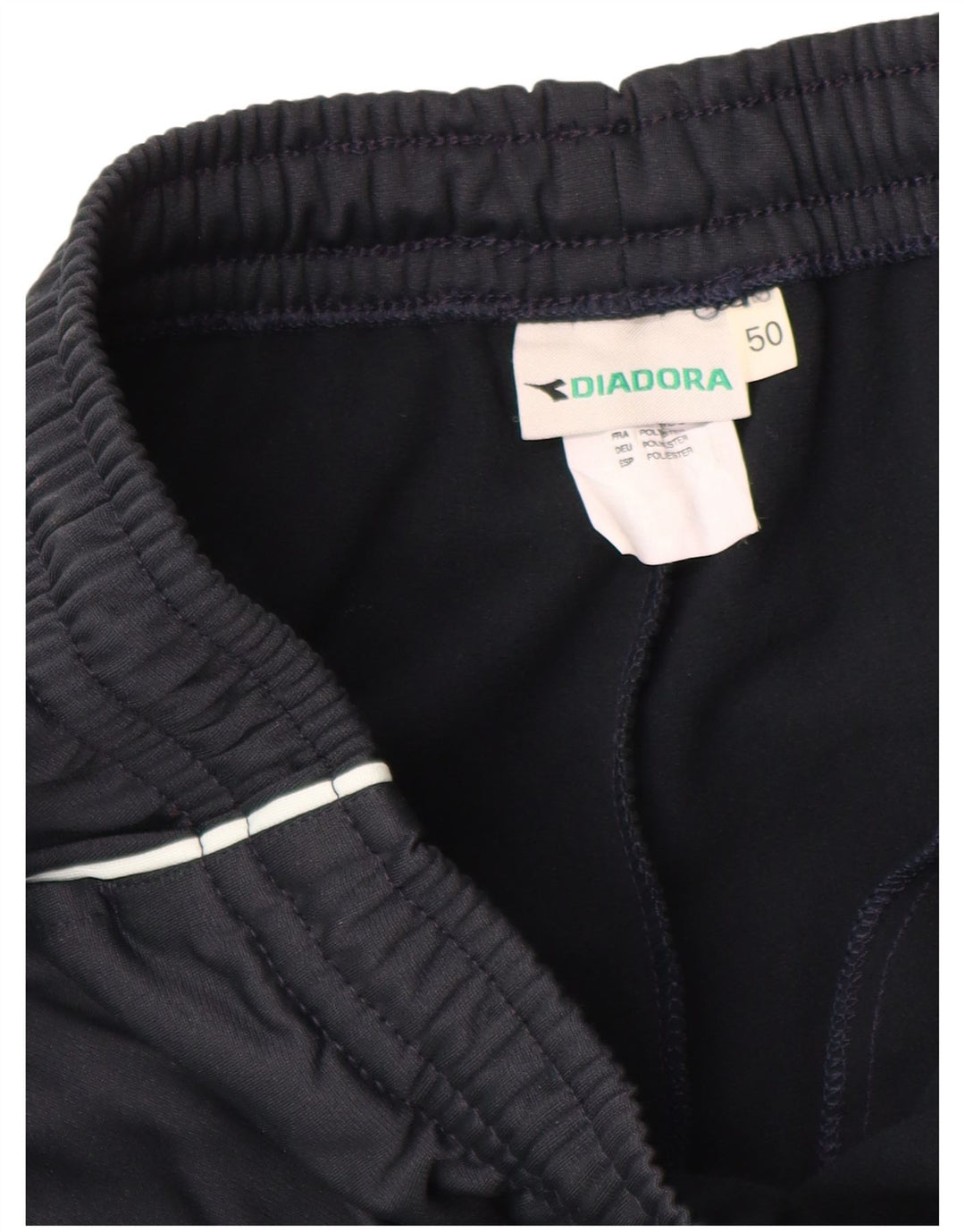 Pantaloni Tuta Uomo Diadora IT 50 Medium Blu Navy Colourblock