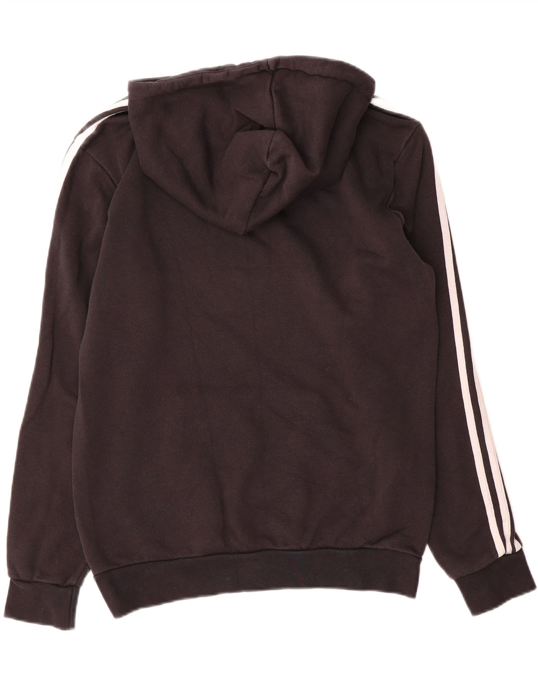 Felpa con cappuccio da uomo Adidas Small in cotone nero