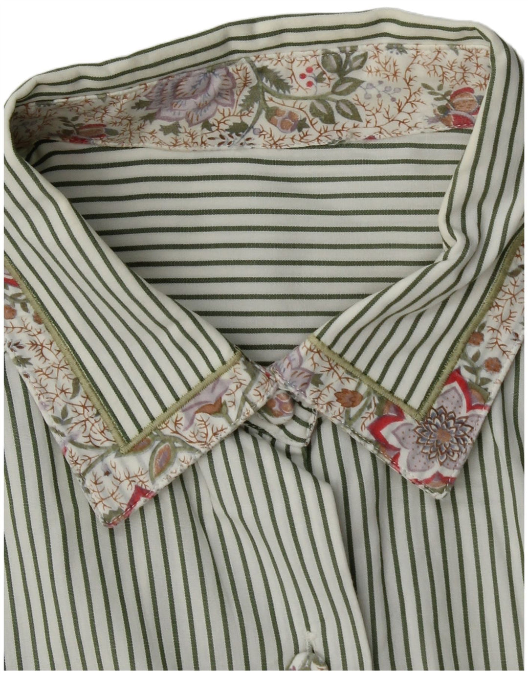 Camicia da donna VINTAGE UK 18 XL Gessato verde