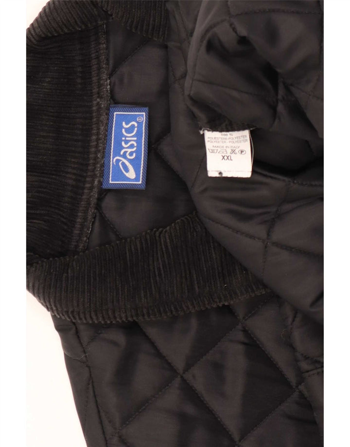 Cappotto trapuntato da uomo Asics UK 44 2XL poliestere nero