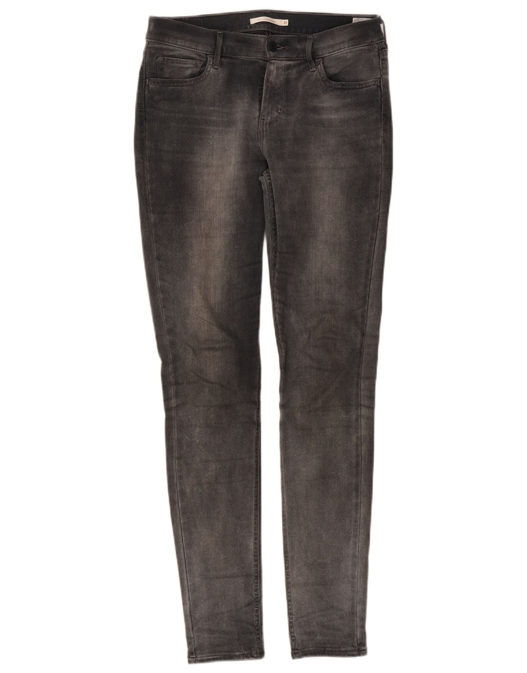 Jeans Levi's da donna 710 super skinny W31 L32 cotone grigio