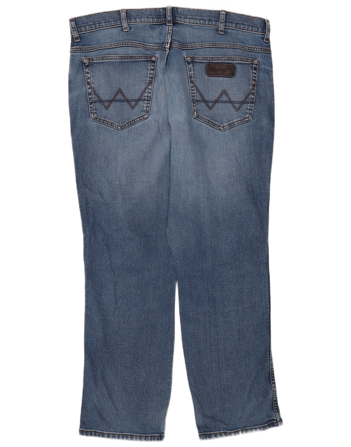 Jeans dritti da uomo Wrangler Texas W38 L30 cotone blu