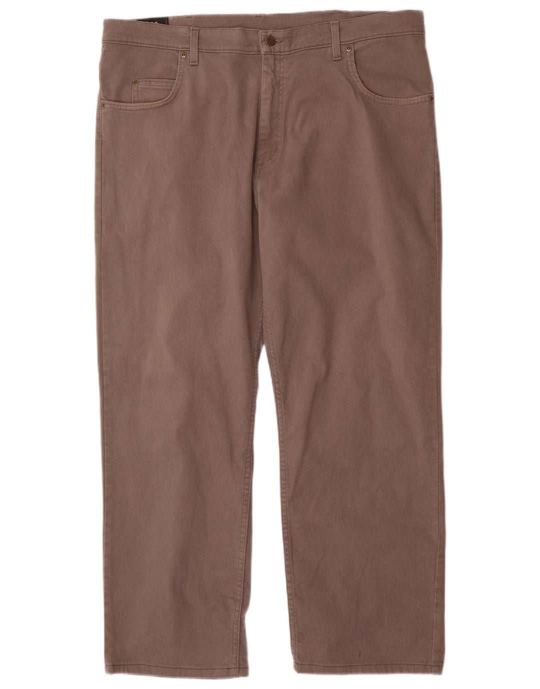 Jeans dritti Lee Brooklyn da donna W42 L30 cotone grigio