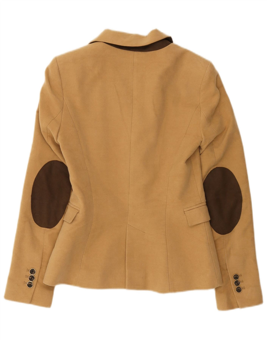 Giacca blazer a 1 bottone da donna Zara UK 6 XS cotone marrone