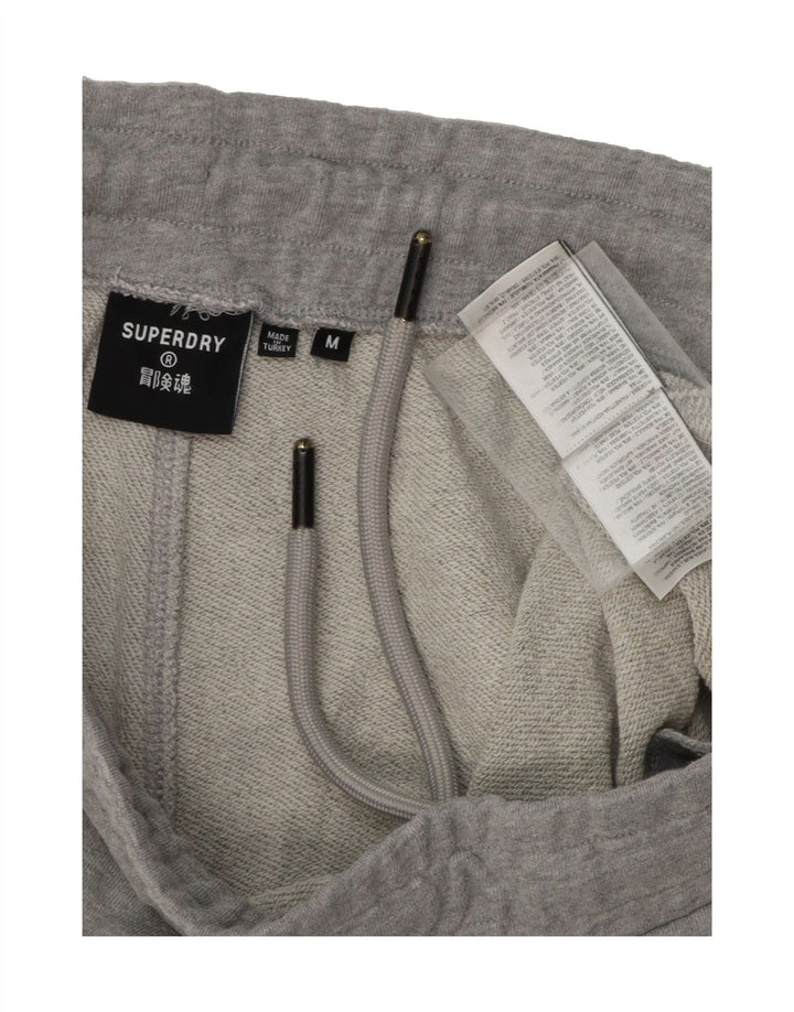 SUPERDRY Womens Graphic Joggers Tracksuit Trousers Medium W32 L28 Grey Vintage Superdry and Second-Hand Superdry from Messina Hembry 