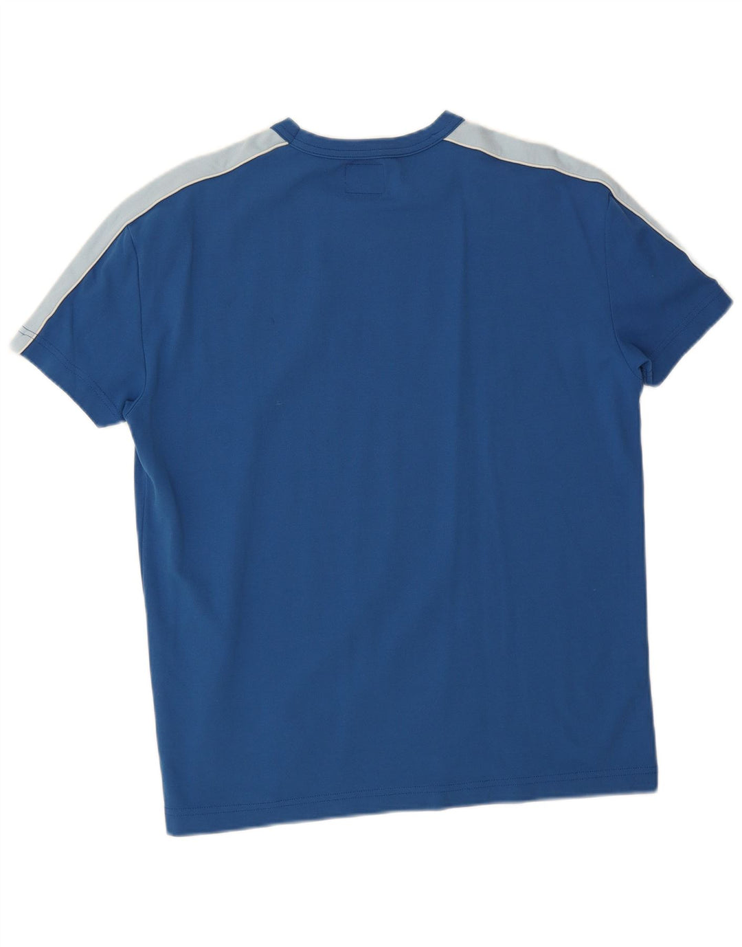 T-shirt da uomo Energie Top 2XL Blu Colourblock in poliammide