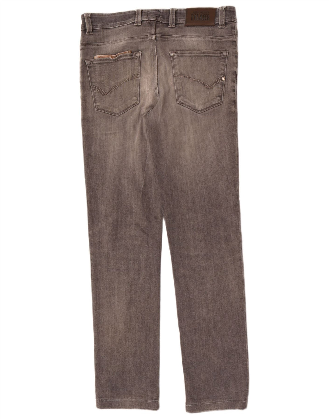 ALVIERO MARTINI Jeans Slim Uomo W33 L31 Cotone Grigio