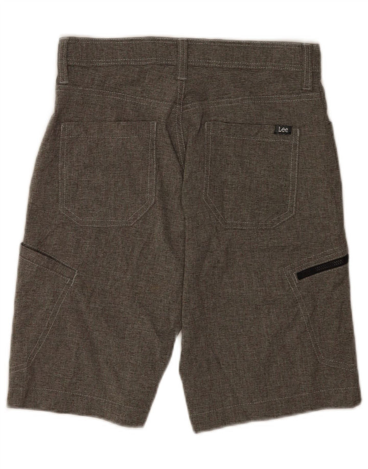 Pantaloncini cargo Lee da ragazzo 11-12 anni W26 poliestere grigio