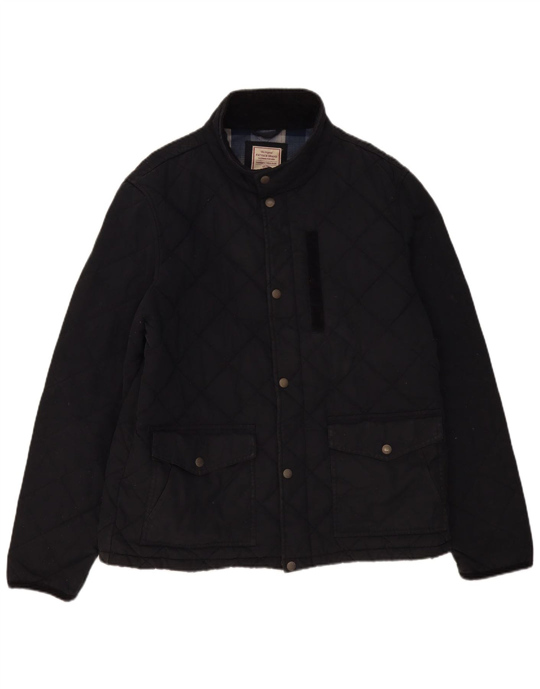 Giacca trapuntata da uomo Fat Face UK 42 XL Cotone blu navy