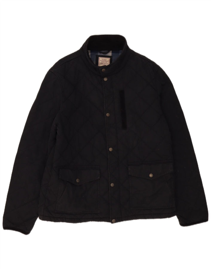 Giacca trapuntata da uomo Fat Face UK 42 XL Cotone blu navy