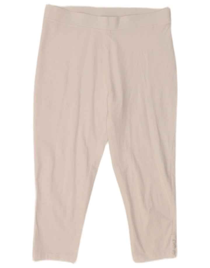 Leggings Capri da donna M&Co UK 14 grande cotone bianco