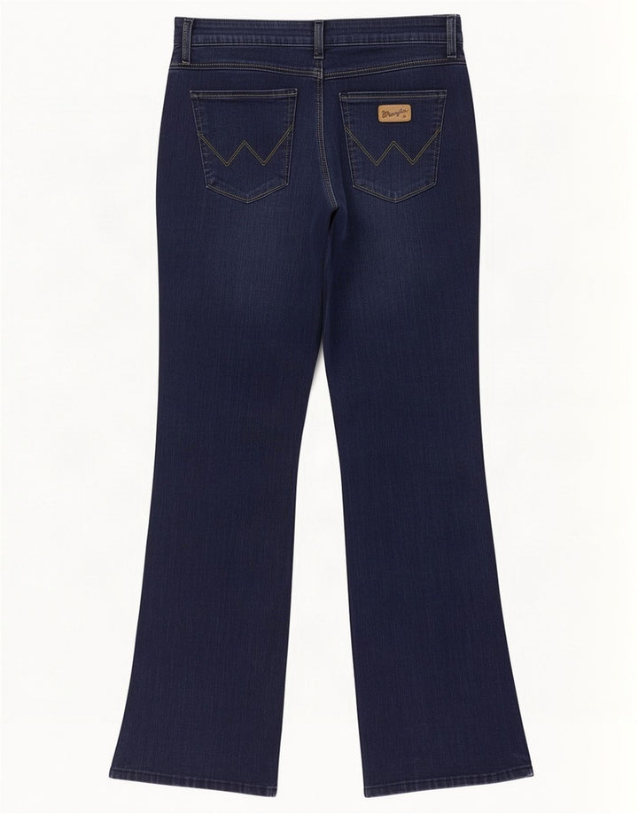 Jeans Bootcut da donna Wrangler W32 L32 cotone blu navy
