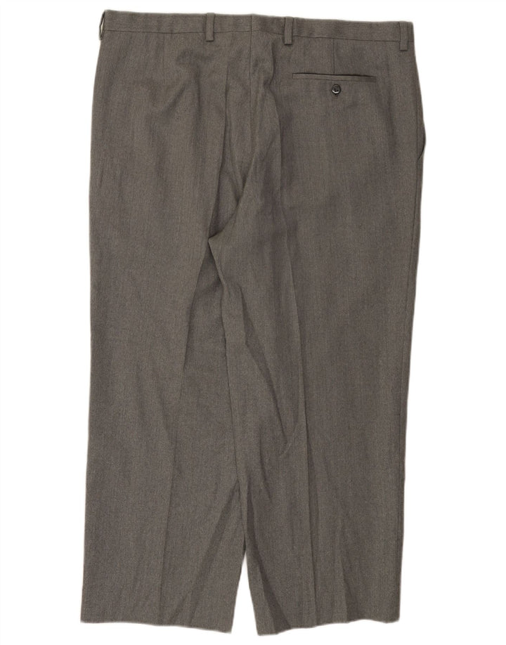 Pantaloni da abito con pegging da uomo Burberry IT 48 Medium W36 L25 Lana vergine grigia