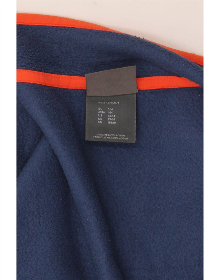 Giacca in pile foderata per ragazzi Jack Wolfskin 13-14 anni poliestere blu navy