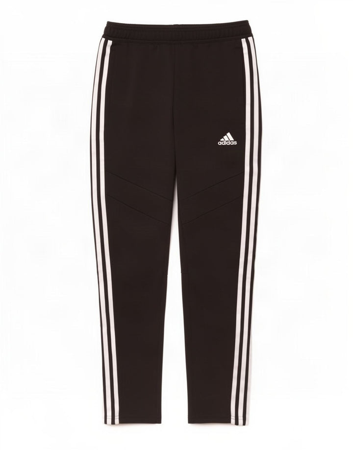 Pantaloni della tuta da ragazzo Adidas 11-12 anni in poliestere nero