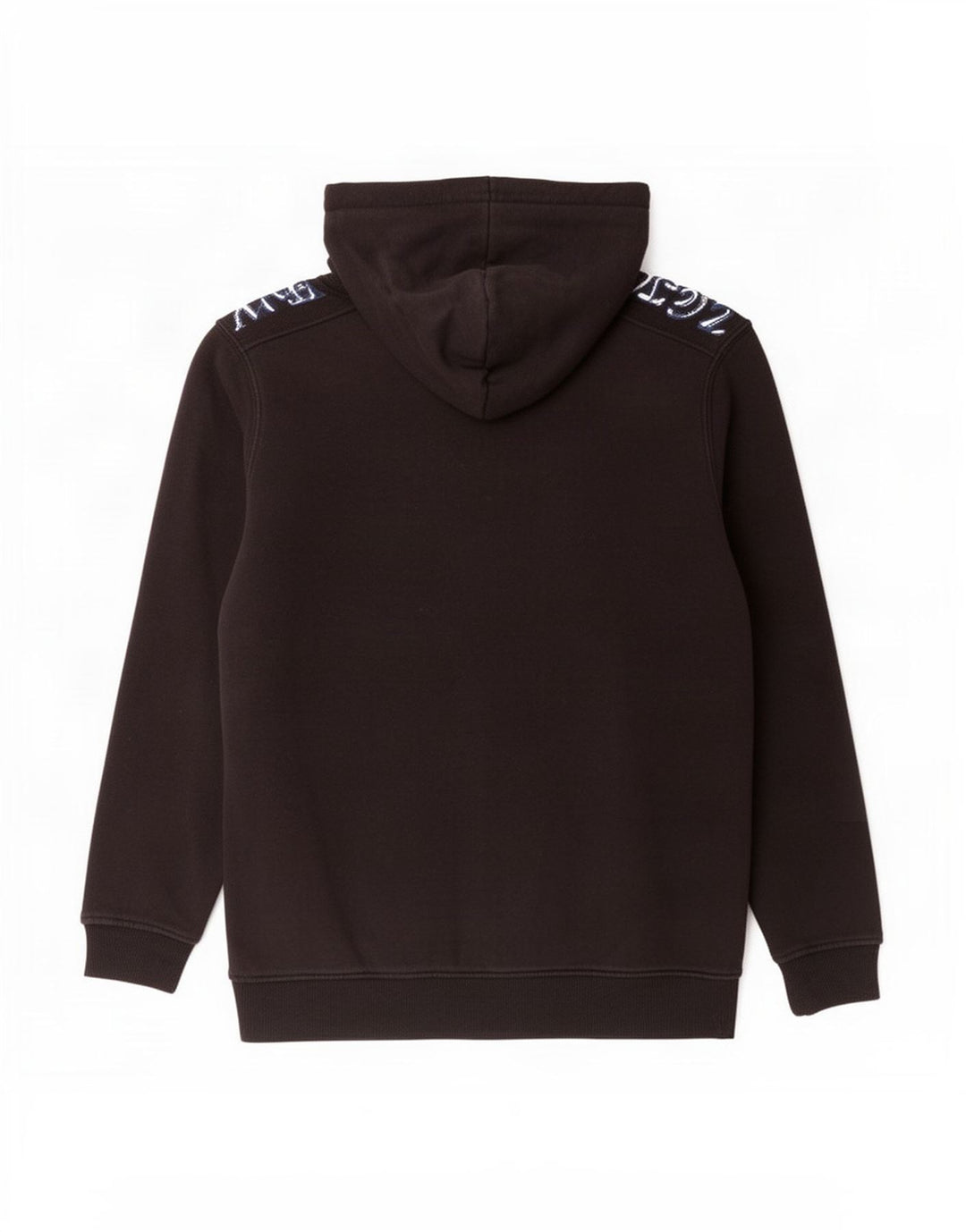 Maglione con cappuccio grafico da uomo Terranova grande poliestere nero