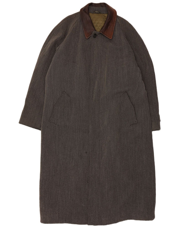 Cappotto da uomo HUGO BOSS UK 42 XL Lana grigia