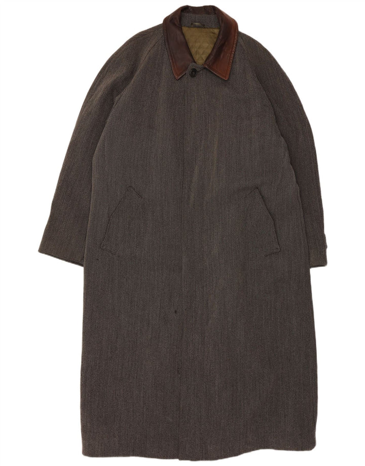 Cappotto da uomo HUGO BOSS UK 42 XL Lana grigia