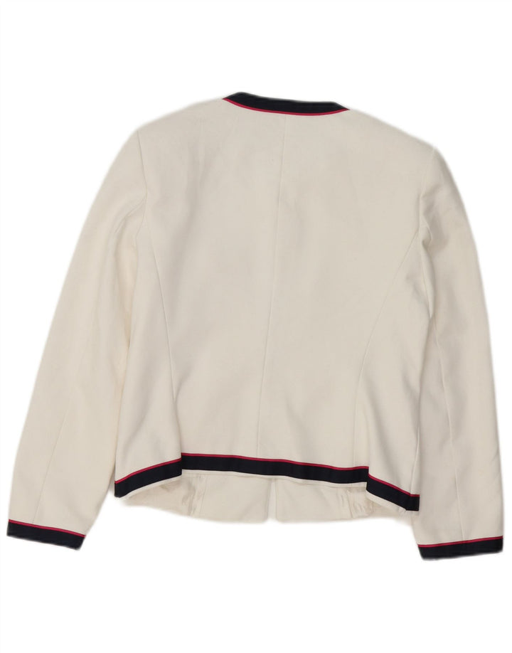 Giacca blazer da donna Zara UK 10 piccola a righe bianche